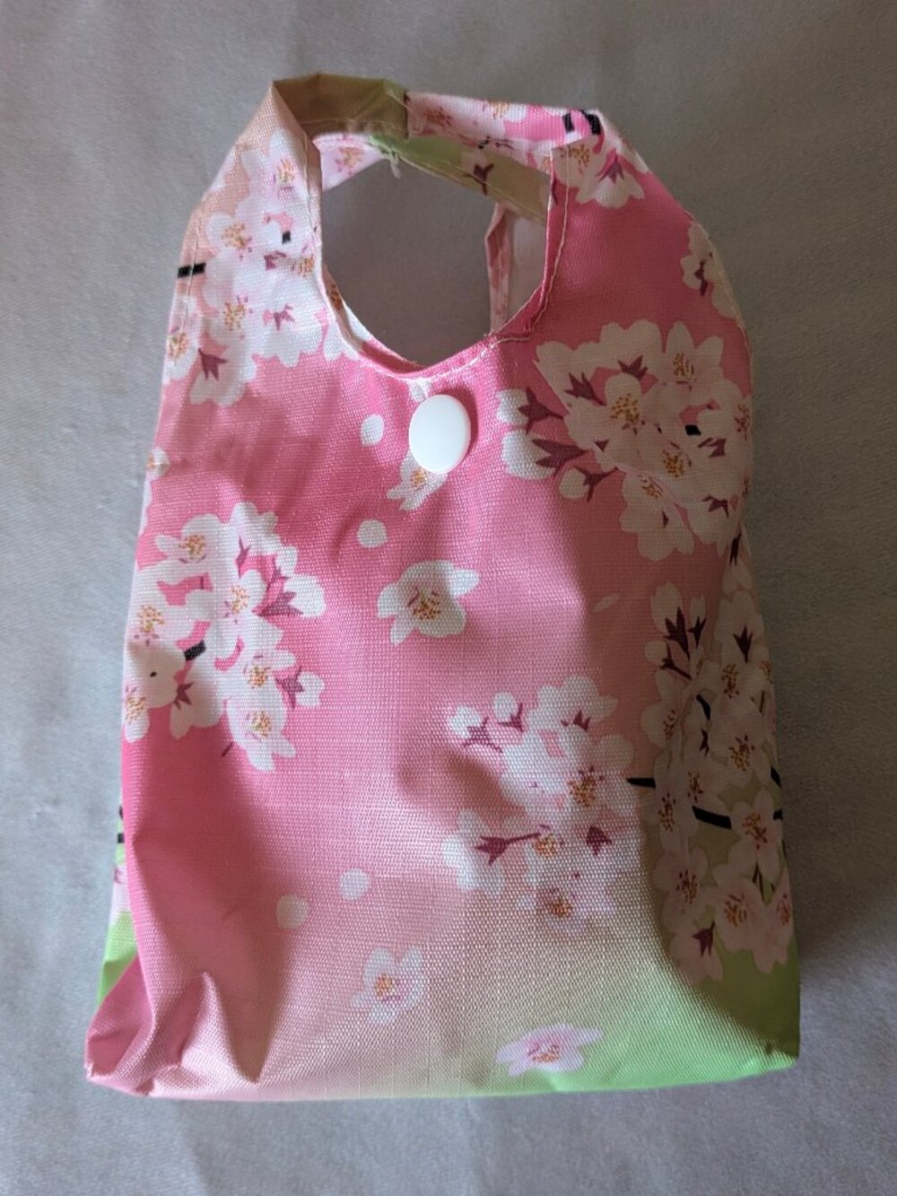 Reusable Folding Eco Shopping Bag Sakura Cherry Blossom with Pouch Japan New
